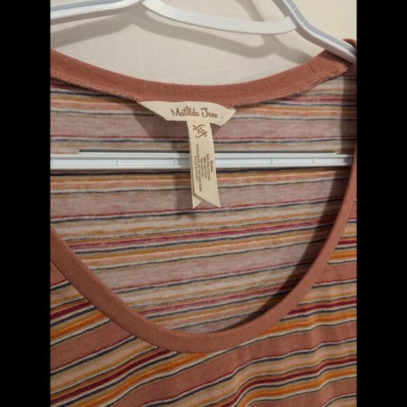 Matilda Jane Womens Heart to Heart On the Horizon Striped Top Shirt/XS - Picture 3 of 6